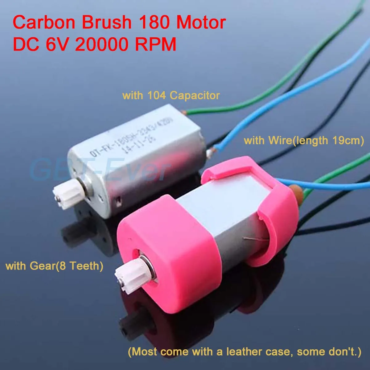 1Pcs High Torque Carbon Brush 180 Motor 6V 20000 RPM Strong Magnetic Micro DC Motor with Capacitor for Car and Boat Model