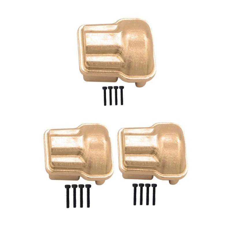 1Pc/2Pcs Front Rear Bridge Housing Cover for 1/18 TRX4-M Brass Diff Cover RC Crawler Car Upgrade Accessory Durable
