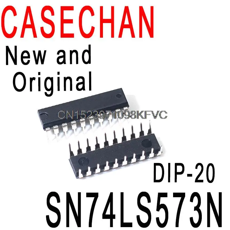 5PCS New and Original 74LS573 HD74LS573P DIP-20 Octal Line Driver In Stock IC SN74LS573N