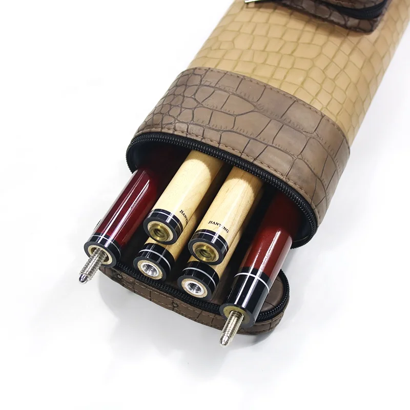 

Premium Quality PU Leather Billiard Cue Case 2B4S Bag for 2 Pieces Cues on Sale