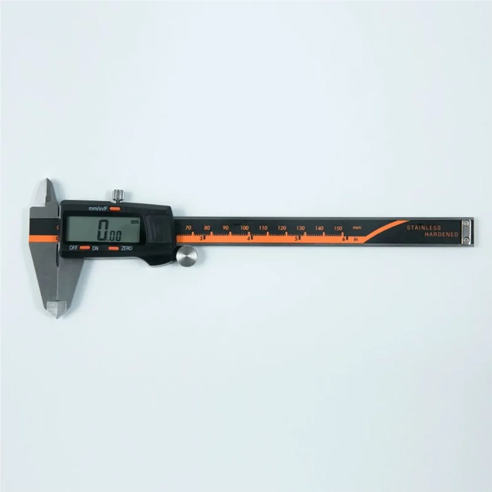 150mm High-Precision Digital Caliper Stainless Steel Vernier Caliper MM/Inch 0.01mm Resolution Ideal for Mechanical Students Use