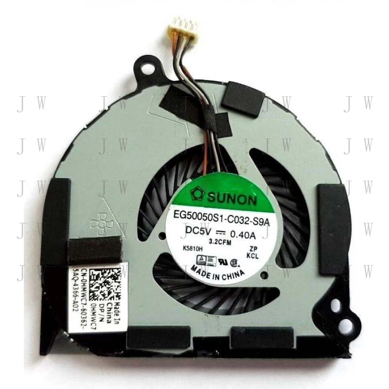 J    For Dell Latitude E7450 E7440 E7420 Fan Notebook CPU Cooling 0HMWC7 HMWC7