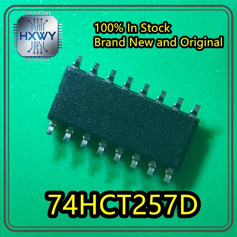 30/100 pieces 74HCT257D SO-16 Quad 2-Input Multiplexer Chip New Original Genuine Stock