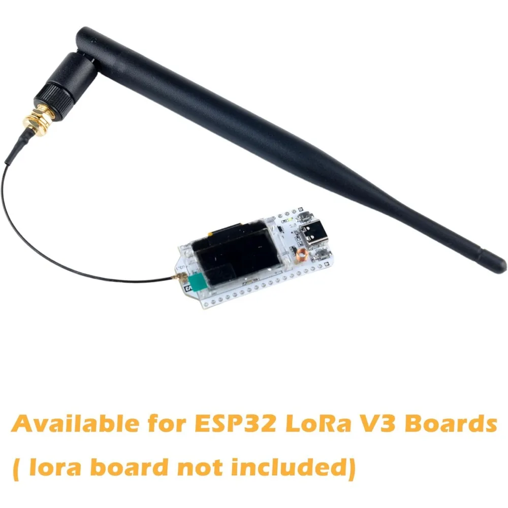 868 MHz 915 MHz Lora-Antenne GSM-Antenne 6 dBi Verstärkung SMA-Stecker mit U.FL/I-P-E-X-1 auf SMA-Anschluss für Meshtastic Devices LoRa Board – Detail 5