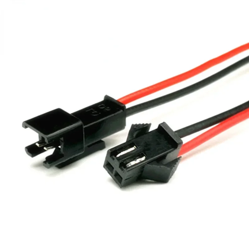 10CM Unilateral Wire Connector Terminal Line for LED Downlight, Ceiling Lamp, Toy Battery Cable, Male to Female Plug Terminal