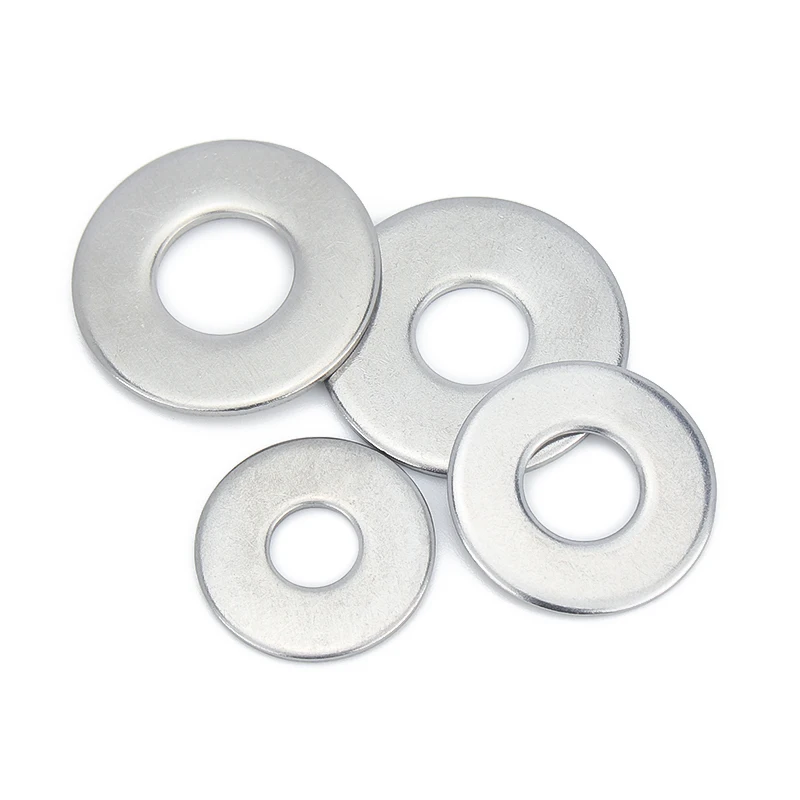 DIN9021 304 Stainless Steel Flat Washer M1.6 M2 M 2.5 M3 M4 M5 M6 M8 M10 M12 M16 M18 M20 M24 M30 Shim Metal Plain Gasket Rings