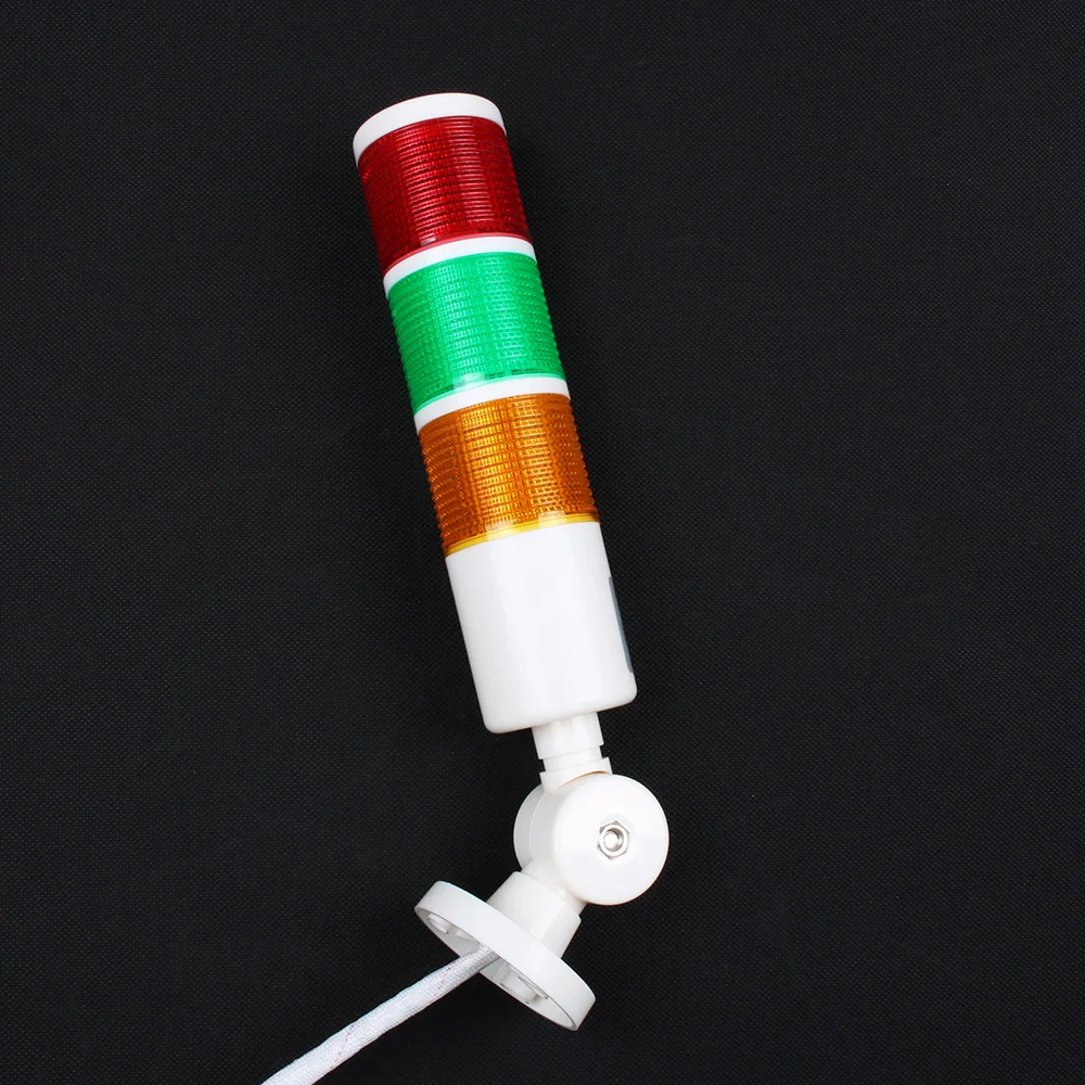 Dc 12V 24V Industrieel Signaal Veiligheidslamp Led Plastic Indoor 1-3 Laag Flitslicht Common-Anode