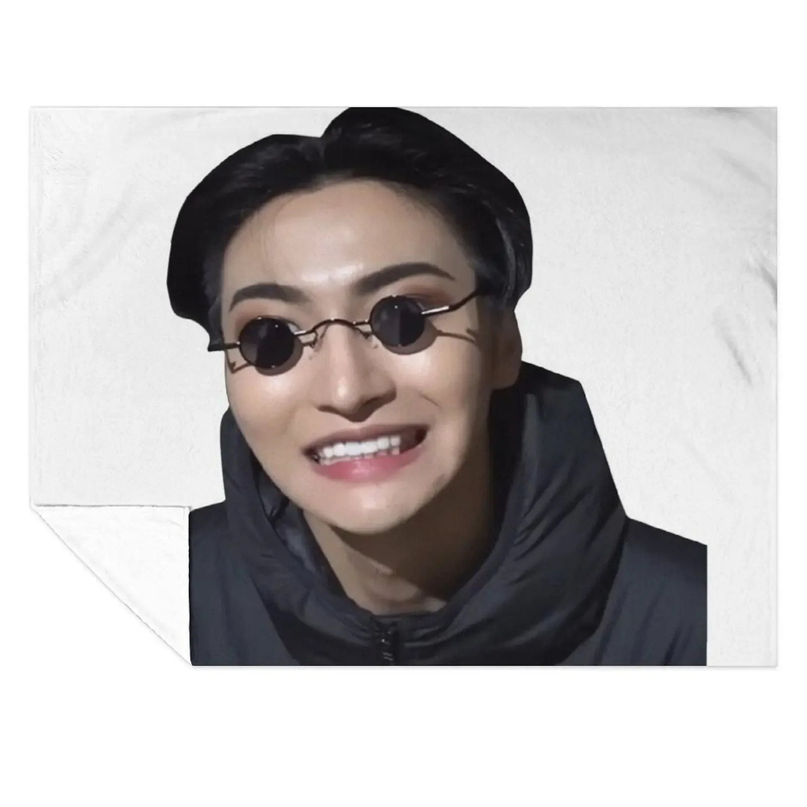 

Smiling Seonghwa Meme Throw Blanket valentine gift ideas Softest Sofa Luxury St Blankets