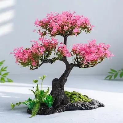 

Reptile Simulation Plant Combination Aquarium Foliage Set Fish Tank Decoration Office
