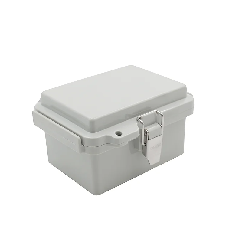 120×90×70mm Grey Color IP67 Weatherproof Dustproof Outdoor Electrical Terminal Block Project Case Indoor Electronic Juction Box