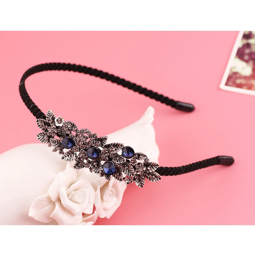

3Pcs Ink Orchid Flower Hairband Elegant Classical Headband Flower Design Fashion Hair Hoop for Women Party Engagement