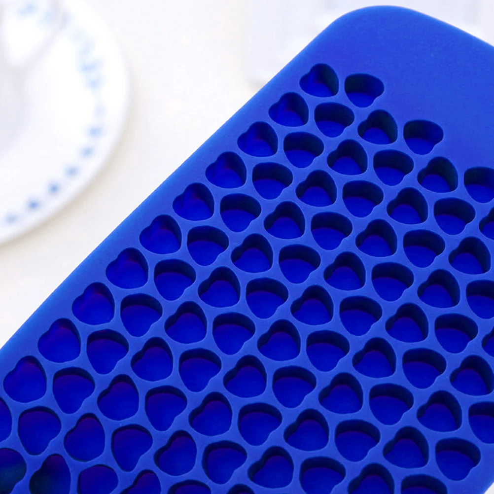 

150 Grids Heart Shaped Ice Cube Tray Silicone Mini Ice Mold for Whisky Soda Drinks Fast Freezing Flexible Non Stick Refrigerator