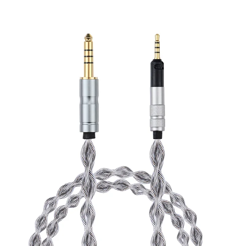 Audio 3.5mm to 4.4mm Balanced Headphone Cable Adapter for HD400Pro HD560S HD598 HD599 AHT M50x M40x M70x High-End Headphones