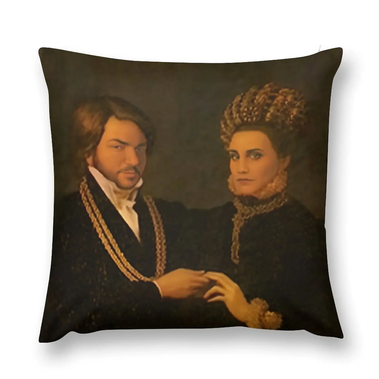 Lazslo and Nadja Throw Pillow Cushions luxury decor Cushion Cover Luxury Luxury Sofa Cushions pillow