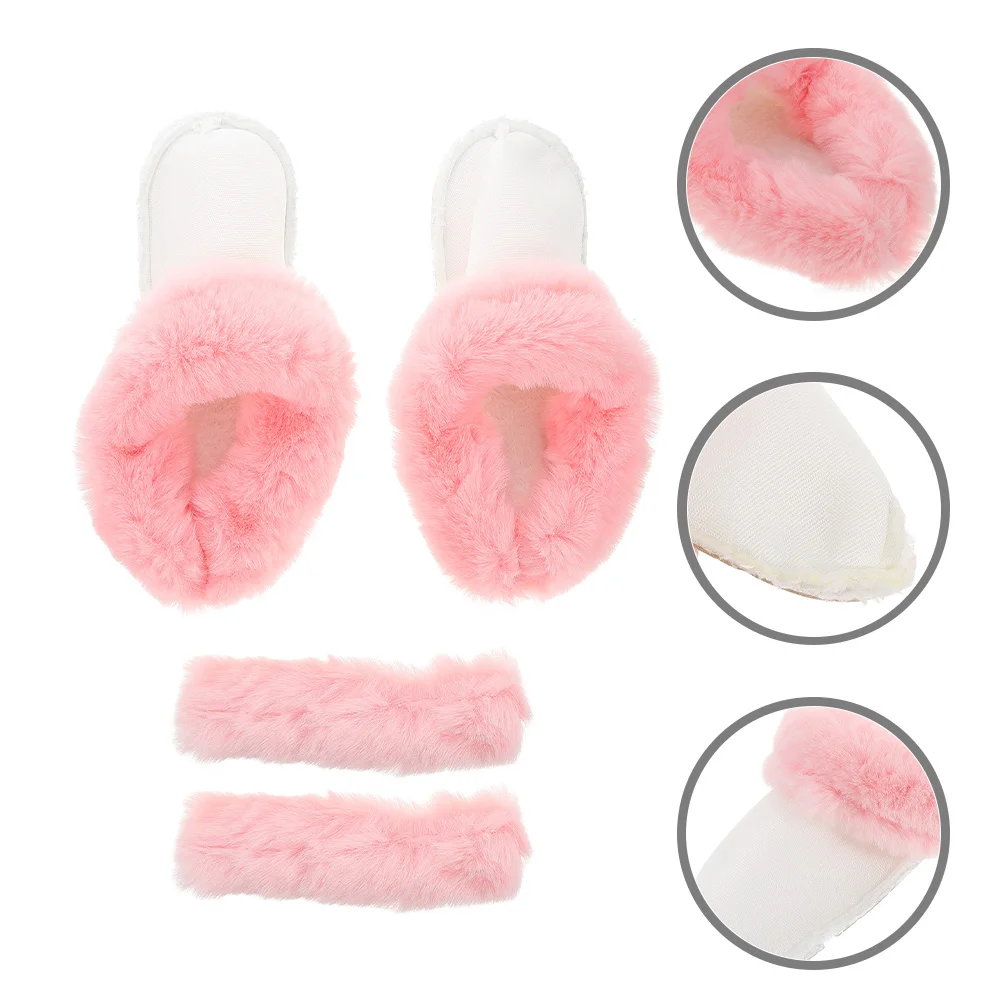 

1 Pair Clog Liners Thickened Warm Winter Shoe Liner Detachable Furry Inserts Replacement For Snow Boots Shoes Insole Home Use
