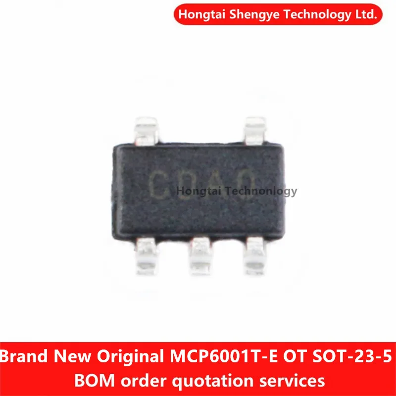 New Original SMT MCP6001T-E/OT SOT-23-5 Single Operational Amplifier IC Chip