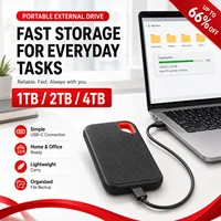 Disco SSD externo portátil USB 3.0 con conector tipo C