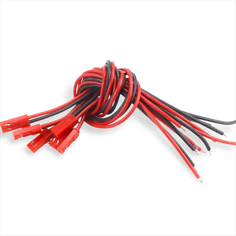 

Outstanding Quality 6/12PCS 200mm 22JST 2 Pin Plug Male Female Cable Wire Connector For LED Lamp Strip RC Toys Battery DIY