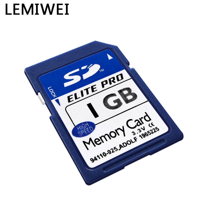 Lemiwei-Cartão de Memória Flash para Câmera Desktop, Cartão SD Durável, Alta Velocidade, SDXC, UHS-I, C10, Elite Pro, 128MB, 256MB, 512MB, 1GB, 2GB