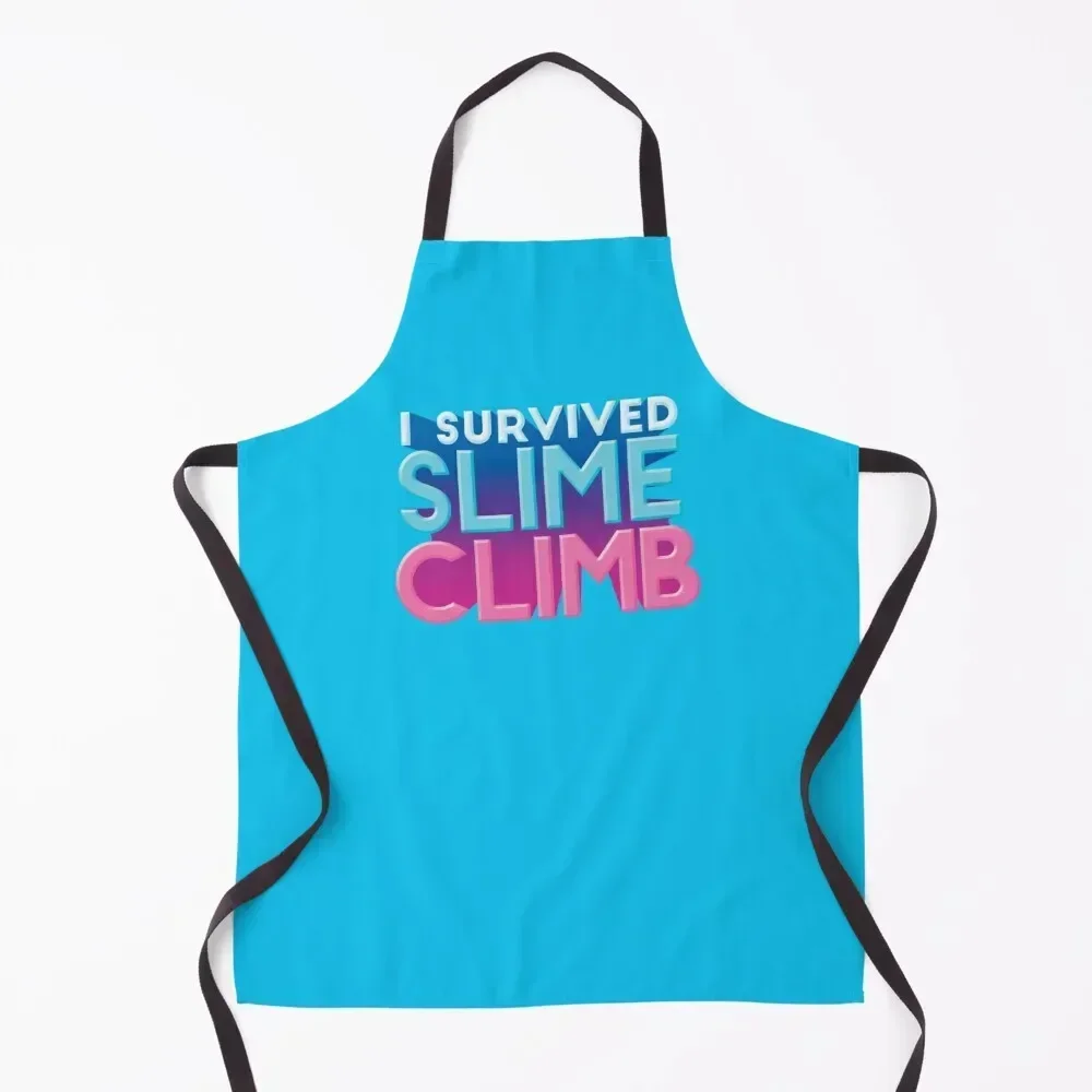 

I Survived Slime Climb Apron For Hairdresser Manicurists for home useful pieces kitchen and home Apron