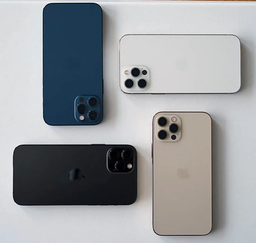 هاتف Apple iPhone 12 Pro الأصلي غير مقفول بذاكرة وصول عشوائي 6 جيجابايت 128/256 جيجابايت ROM 6.1 بوصة معرف الوجه NFC Super Retina XDR OLED شحن سريع 5G هاتف محمول