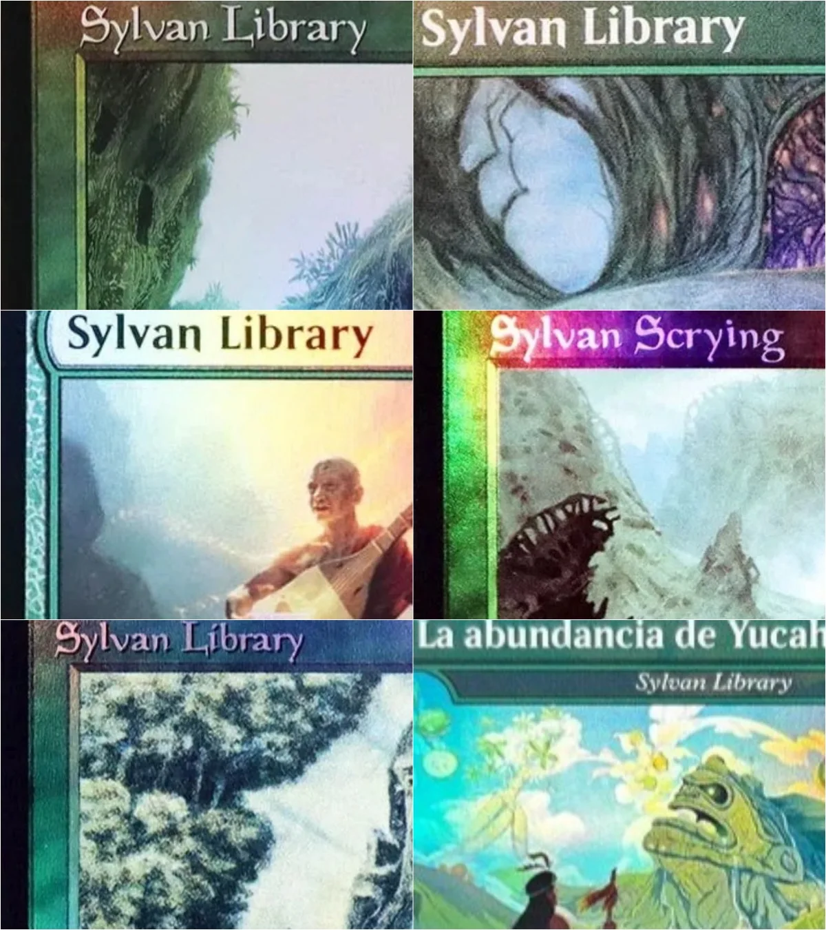 

"Sylvan Library" High Quality TCG Magical Cards Proxy Game Black Proxy Playing Cards Trading Cards Proxy