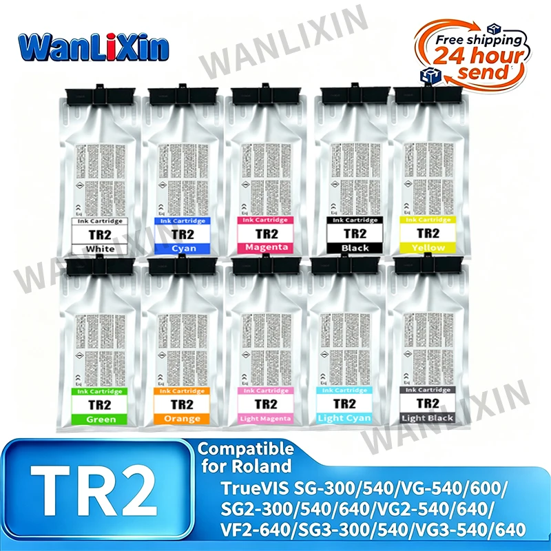 TR2 500ml Ink bag Compatible for Roland TrueVIS SG-300/540/VG-540/600/SG2-300/540/640/VG2-540/640/VF2-640/SG3-300/540/VG3-540