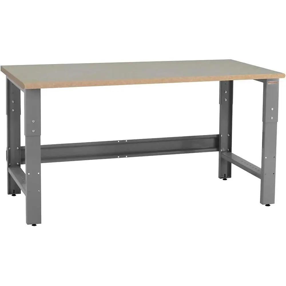 Adjustable Height Workbench: 1 Pale Board Top, 30 Depth x 48 Length, 30-36 Height