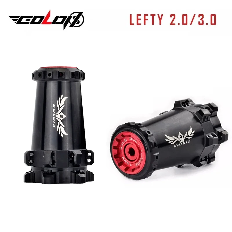 

GOLDIX Bearing Hub MTB XC AM Straight Pull 6 Bolt Disc Left Hand Hub 2.0 3.0 115g Front Hub 28H for Lefty 2.0/3.0 Forks bmx hubs