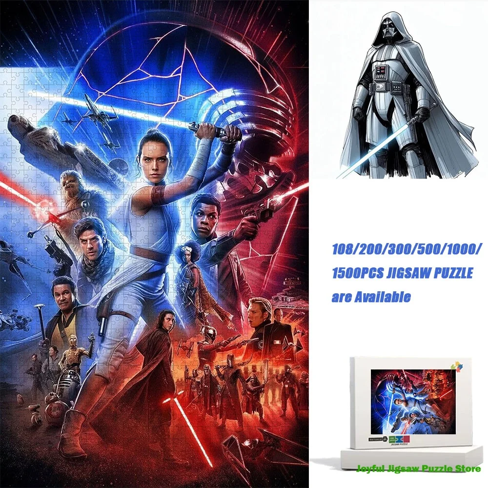 

Star Wars Jigsaw Puzzle Relaxing Decompression Toy Educational Game Premium Gift for Holiday Birthday Party Leisure Activity