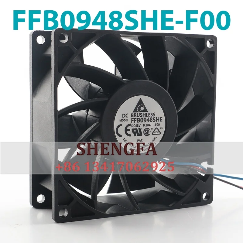 Three-wire test Function Inverter Double ball New Delta 5V 12V 24V DC 48V 0.30A AC EC 9038 90X90X38MM 9CM FFB0948SHE Cooling fan