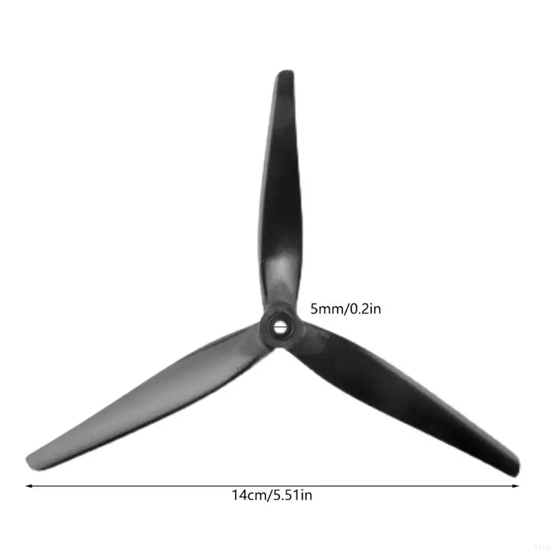 W91A HQPROP 7x4.5x3 3 أوراق مراوح 7 "FPVS مررّبون طويلًا للانفجار المستقر بشكل سلس وفعال