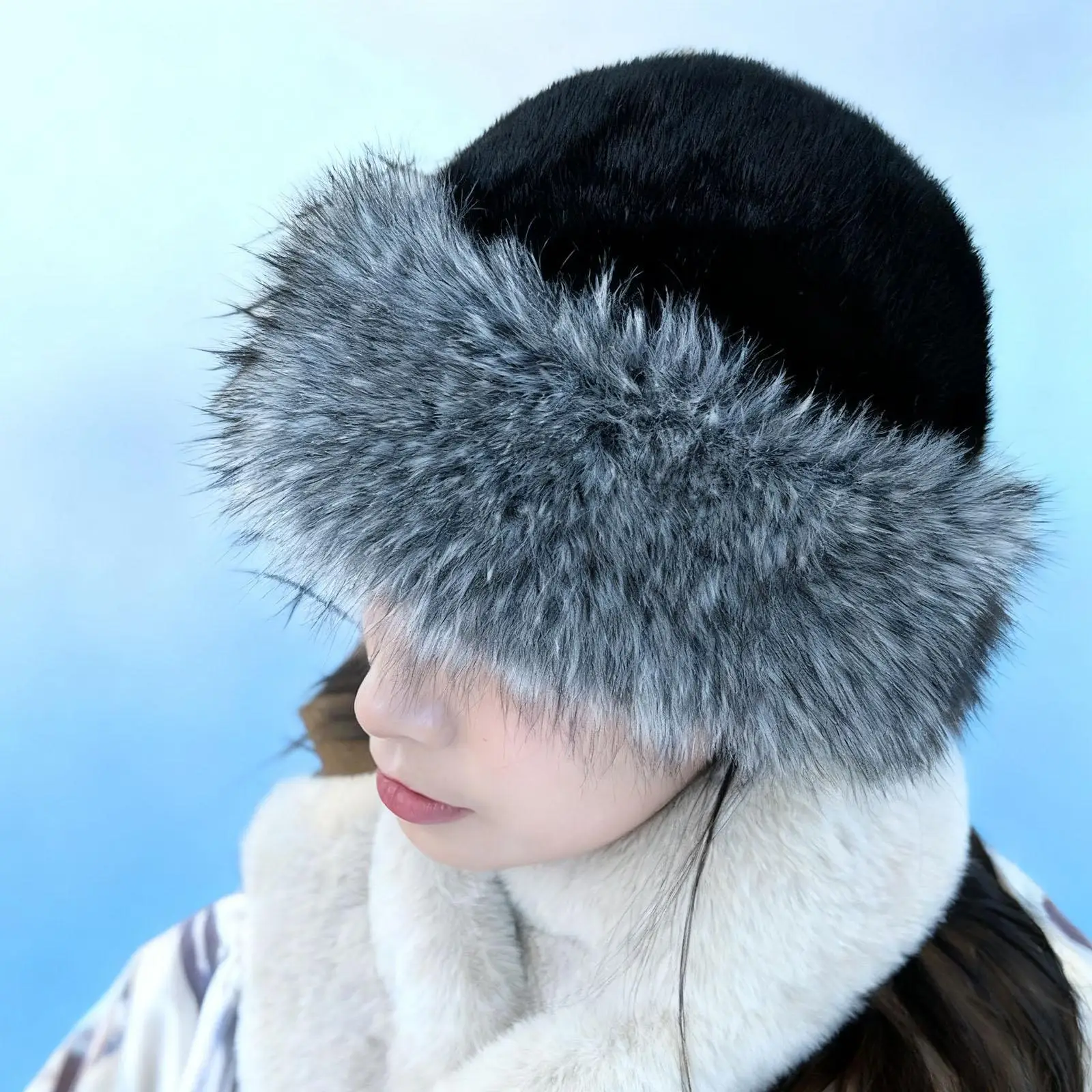 Warm Winter Hat for Women Faux Fur Lined Bucket Cap Windproof Fisherman Hat for Walking Travel Hiking Camping Snow Warm Winter Hat for Women Faux Fur Lined Bucket Cap Windproof Fisherman Hat for Walking Travel Hiking Camping Snow