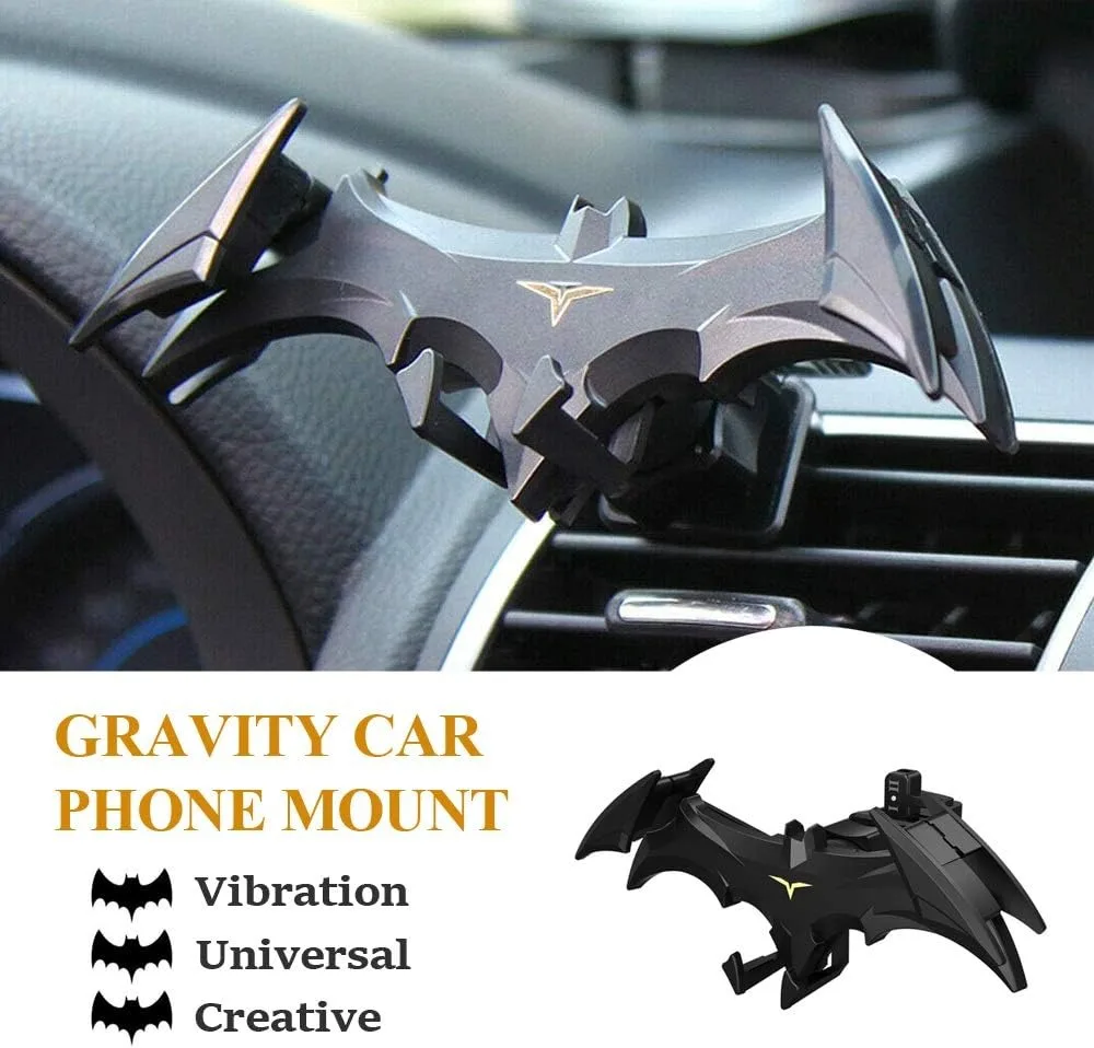 Car ventilation telephone bracket, bat shaped hand, automatic telephone bracket, free gravity, anti-collision cradle accessories