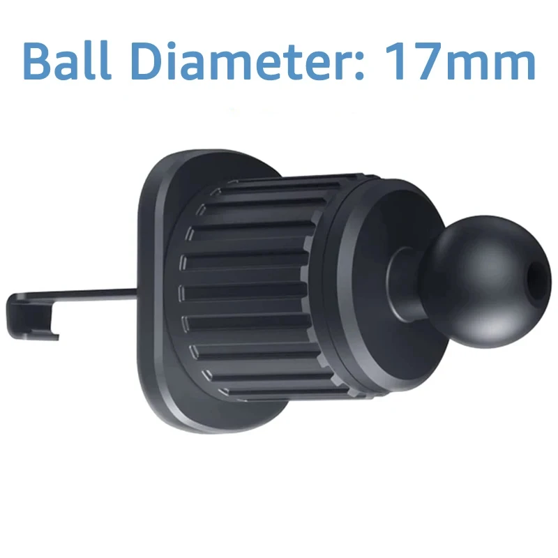 Auto Air Vent Clip Halterung 17mm Kugelkopf Basis für Auto Handy Halter Auto Air Outlet Haken für Handy GPS Halterung 1PC – Detail 7