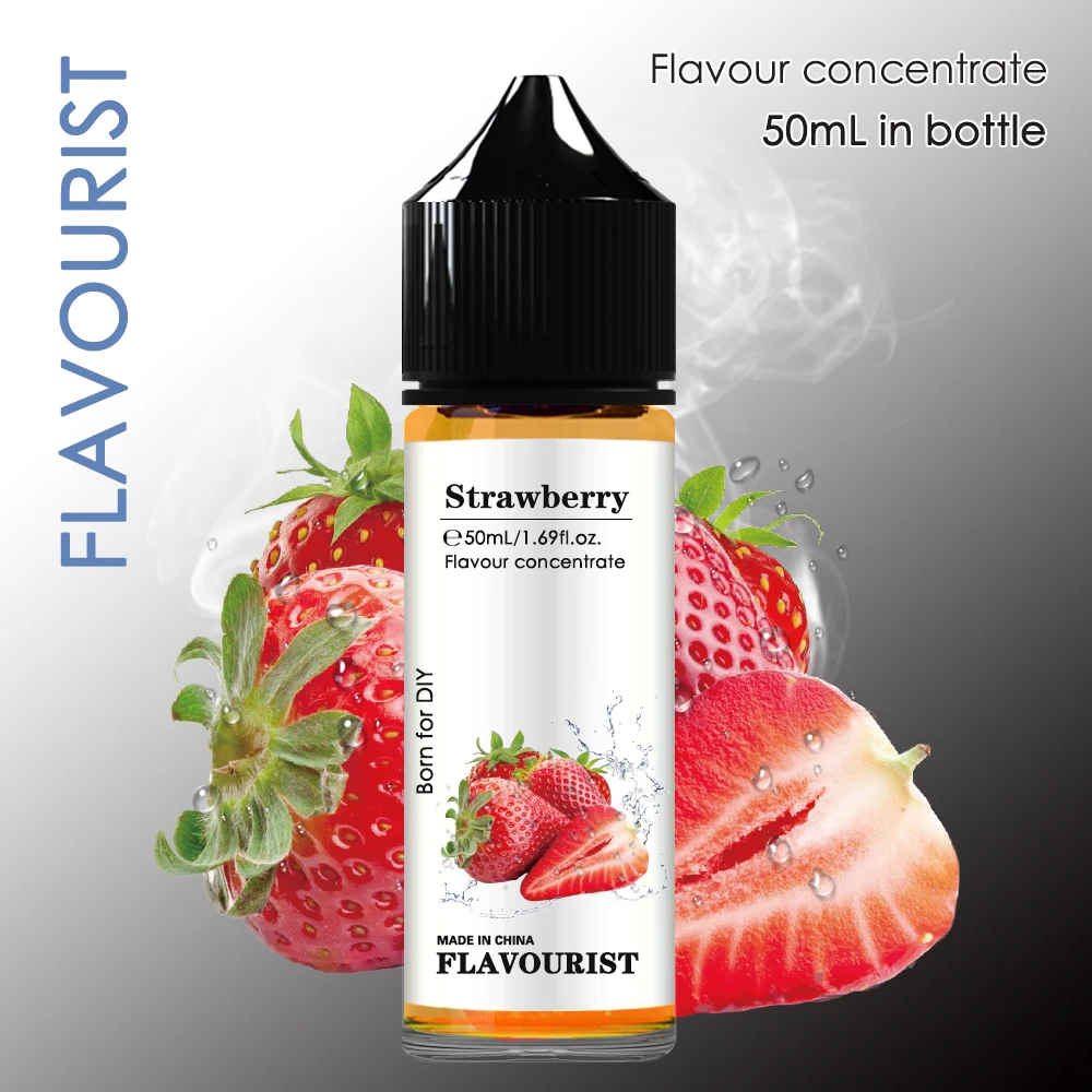 FLAVOURIST Ripe strawberry aroma flavor Water solubility Natural flavors Concentrate best flavoring