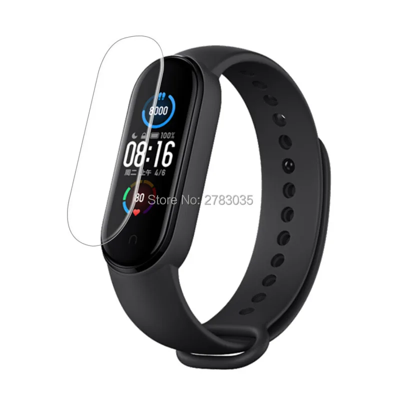 For Xiaomi Mi Smart Band 8 7 6 Pro 5 NFC Bracelet Clear Full Cover Soft TPU Hydrogel Film Screen Protector (Not Tempered Glass)