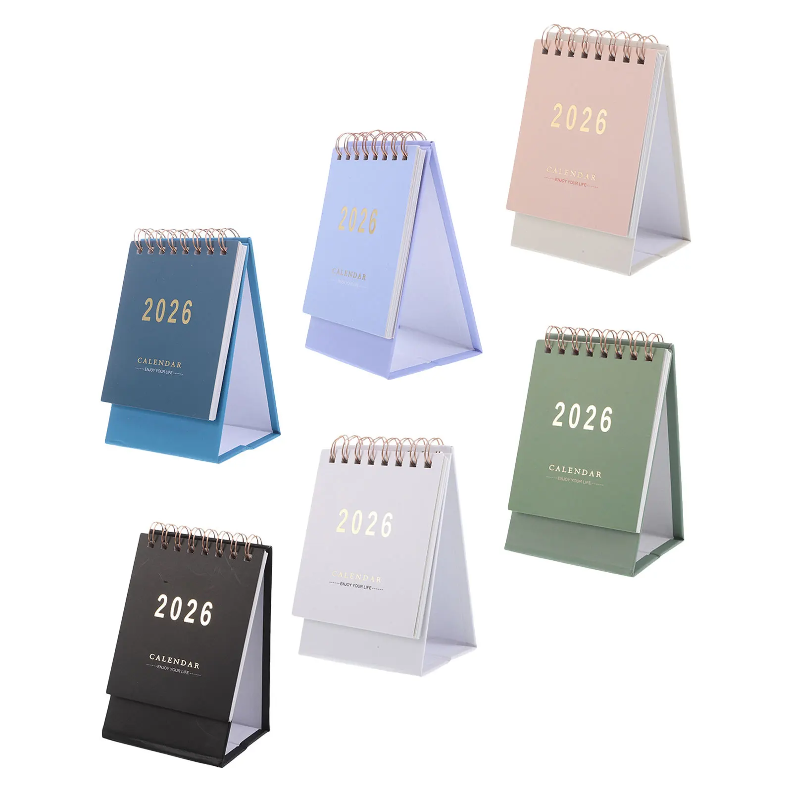 6 قطع مذكرة مكتب التقويم تاريخ عرض سطح المكتب الديكور اليومي مخطط الأعمال