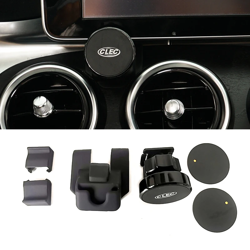 Car phone holder gps holder air vent mount bracket stand clip for Mercedes Benz W205 2015-2018 GLC X253 GLC43 GLC63 2016-2019