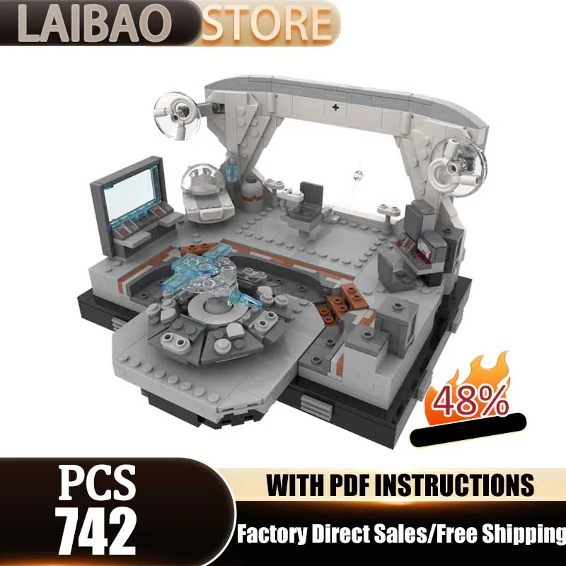 

Популярный конструктор Star Movie Model Moc: Модель командного моста, технологичные кирпичики, DIY-сборка, строительная игрушка, праздничные подарки