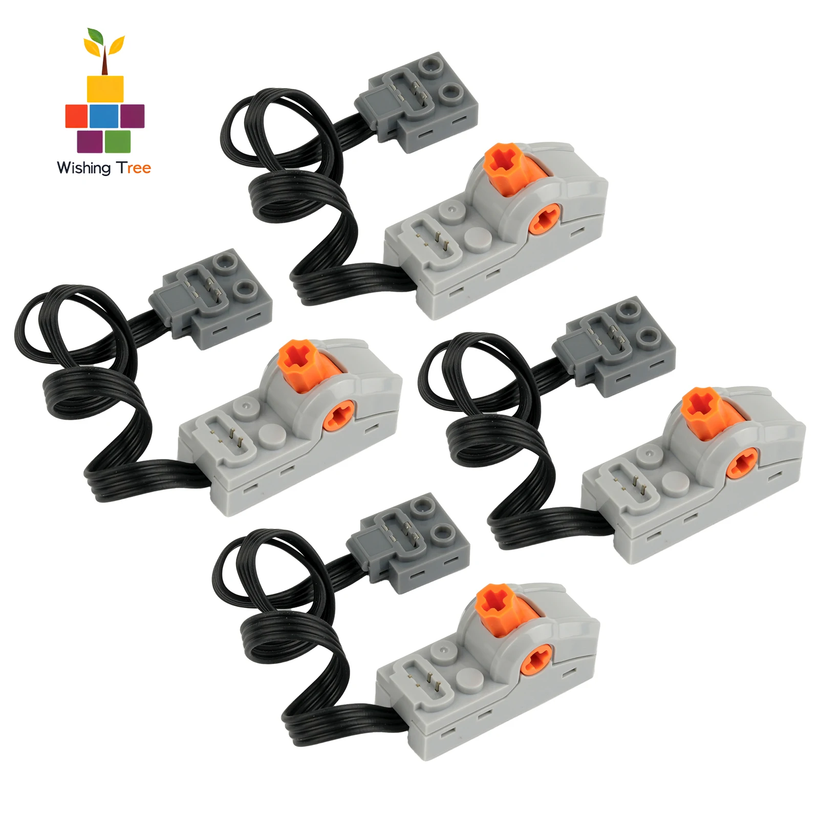 4pcs MOC Power Function Polarity Control Switch Compatible With  Technical Bricks 8869 Building Blocks Parts