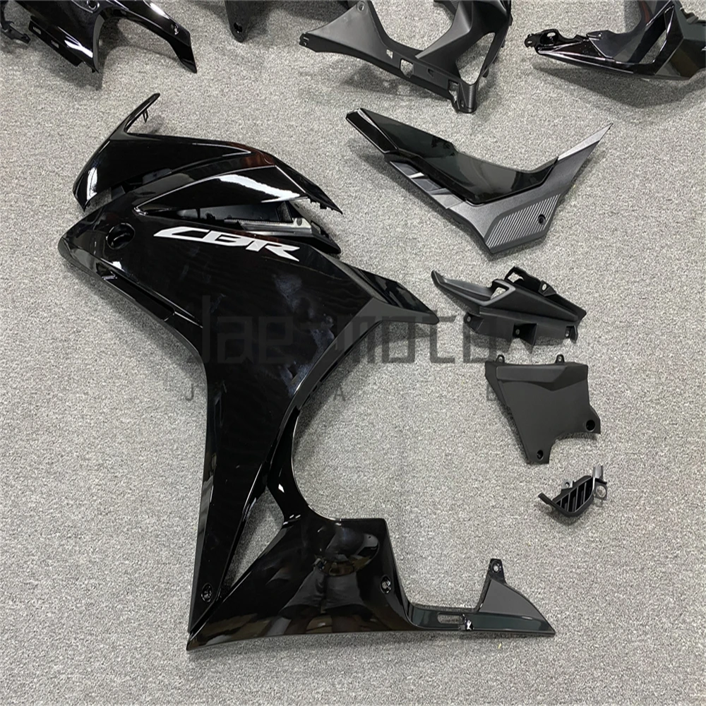 For CBR500R 2016 2017 2018  Injection ABS Plastics Full Fairings Kit Mold Replace Accessories CBR500 R 2016-2018 Black