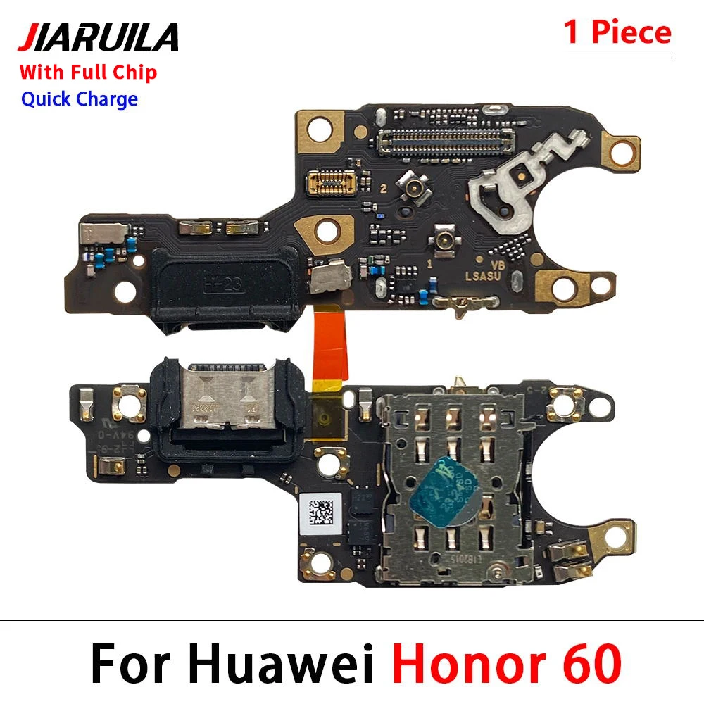 NEW Full Chip USB Charging Port Mic Microphone Dock Connector Board Flex Cable For Huawei Honor 50 Lite 60 Pro Se 70 5G X7 X8 X9