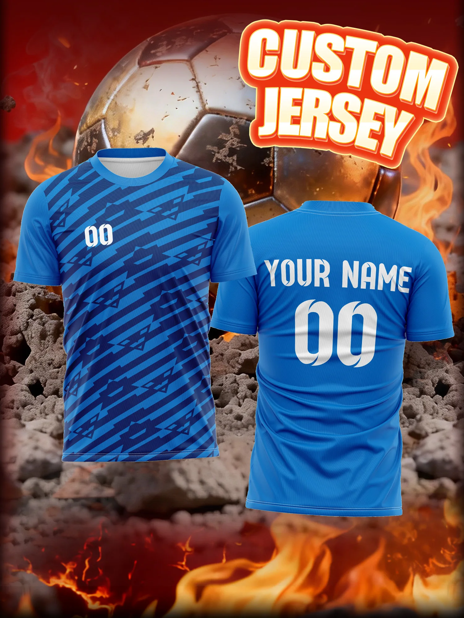

New 2026 Sports V-neck Jersey - Customizable with Name and Number, Quick-drying, Breathable, Comfortable, Casual, Gym, Running