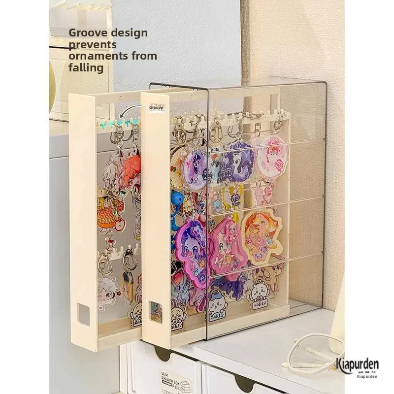 

Creative Trendy Der Sle Jewelry Box Children's Bedroom Storage Ra for Earrings Bracelets Accories Anti-Tangle Display
