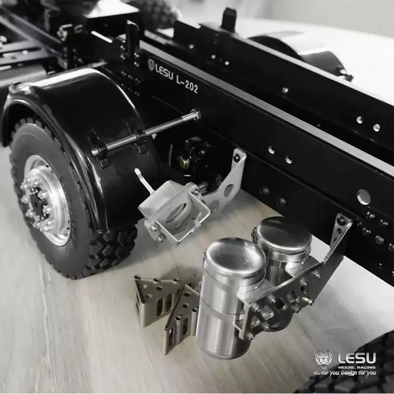 Dispositivo antiscivolo 1/14 LESU camion ruota di simulazione trattore in metallo Tamiya trattore autocarro con cassone ribaltabile accessori modello G-6188