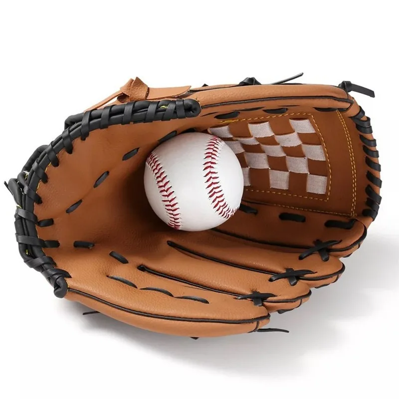Baseball Glove PVC  Baseball Training Glove for Adult Youth Kids Softball Practice Team Game Outdoor Sport