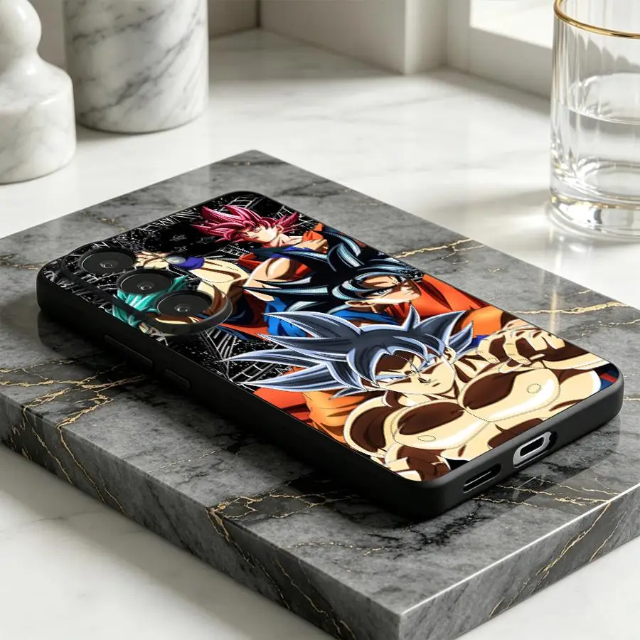 Dragon Balls Goku Anime Phone Cover Case for Samsung Galaxy A57 A52 A36 A53 A17 A23 A15 A73 A51 A06 A55 A37 A05 A25 A16 A70 A50