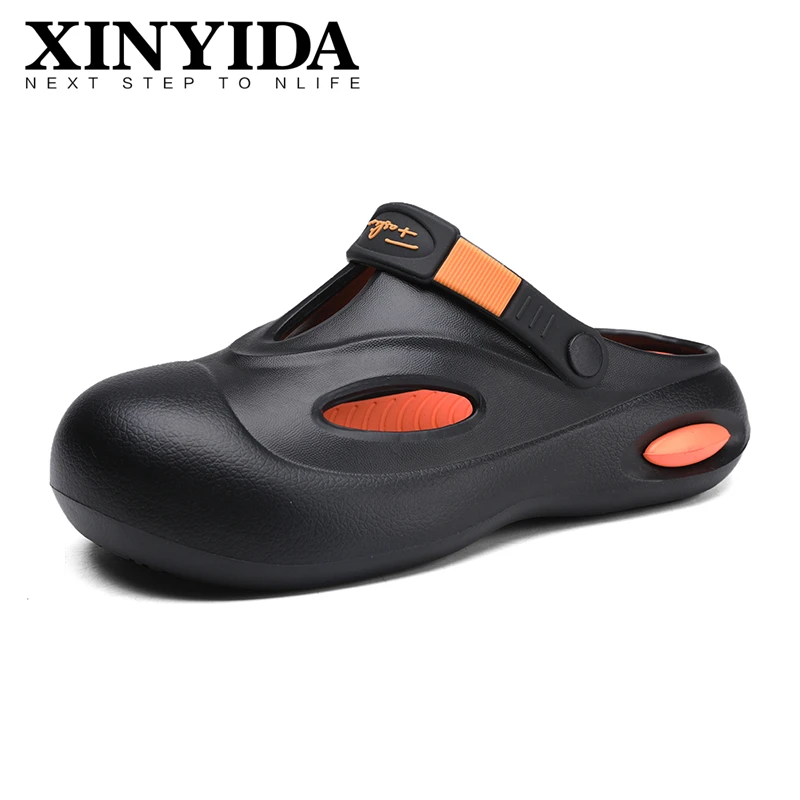 2024 Summer Men's YZY Slides Slip On Breathable Water Beach Sandals Lightweight Summer Garden Slippers For Men Plus Size 38-45