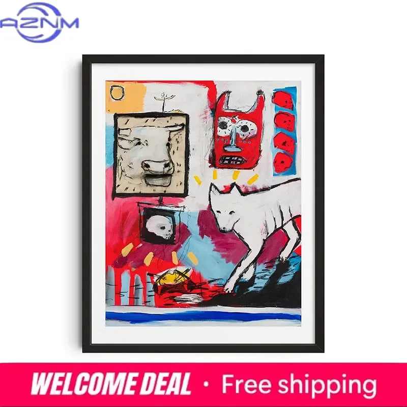 

AZNM Abstract Contemporary Art Print Canvas Painting For Modern Home Wall Decor Stylish Living Room Bedroom Decoration